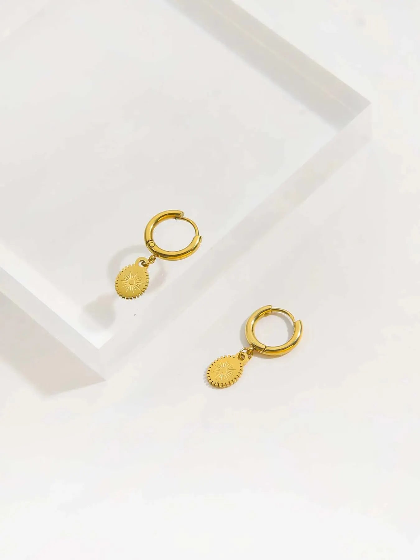 Sun-Kissed Hoops Earrings