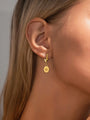 Sun-Kissed Hoops Earrings